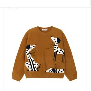 Mayoral toddler girl Dalmatian sweater